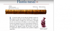 Nasal flute